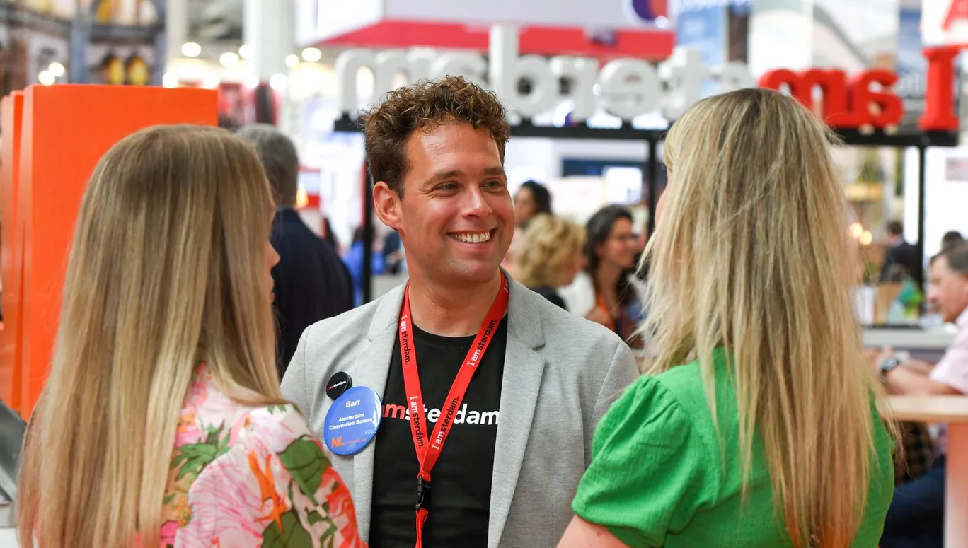 2023, Amsterdam Stand, Hall 8, IMEX in Frankfurt
Amsterdam Convention Bureau team at IMEX Frankfurt 2023 tradeshow