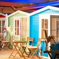 Interiors of Outside Inn indoor campsite hotel