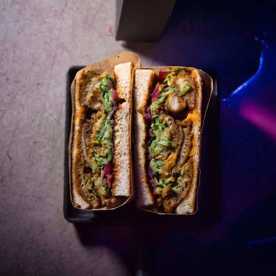 Fried chicken sandwich from InBread