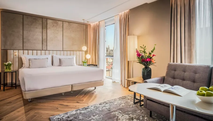 Grand premier hotel room at Anantara Grand Hotel Krasnapolsky.