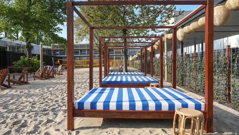 AMSTERDAM - De opening van het vernieuwde StrandZuid naast de RAI.