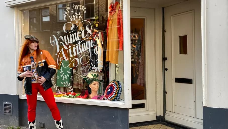 Rumors Vintage shop window