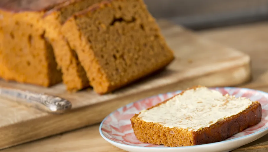 Slices of 'ontbijtkoek', traditional Dutch spice bread, with butter.
585777959
Typically Dutch foods