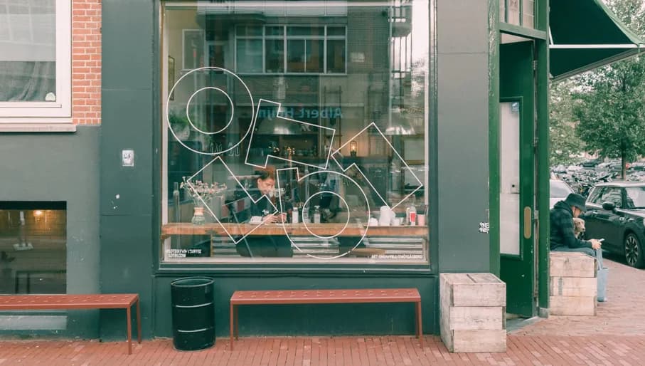 LOT61 café exterior