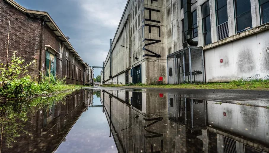 Het HEM, an art institution in a former bullet factory on the Hembrugterrein in Zaandam.