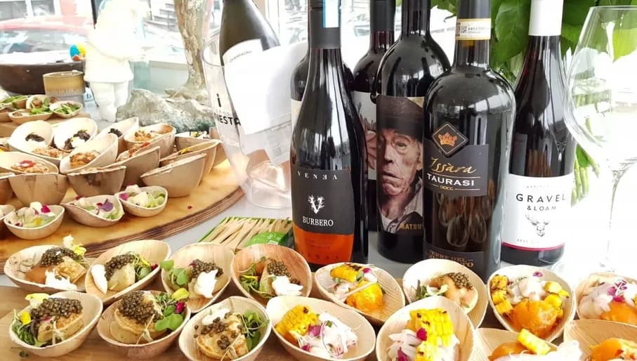 Vegan food from New Wave Catering