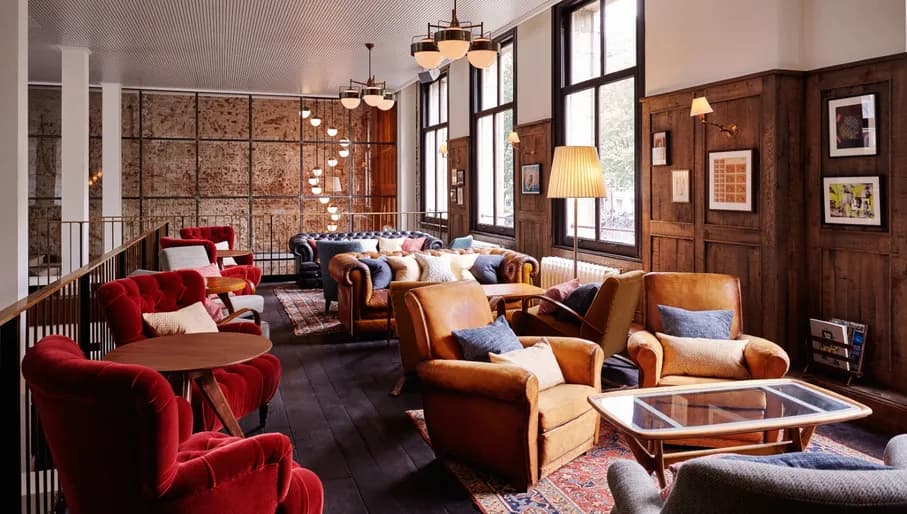 The Hoxton hotel lobby interior
