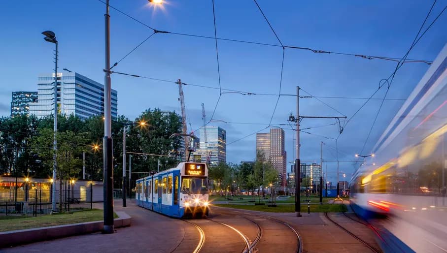 Transportcentra at De Boelenlaan, Zuidas.