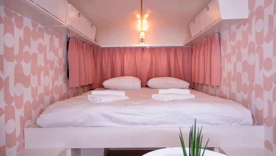 Interiors of Outside Inn indoor campsite hotel