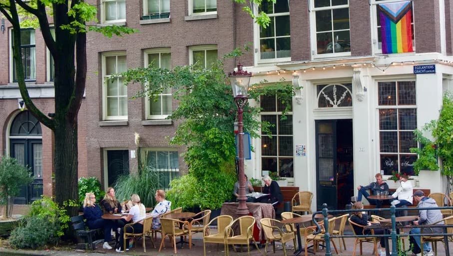 Terrace of Cafe 't Smalle