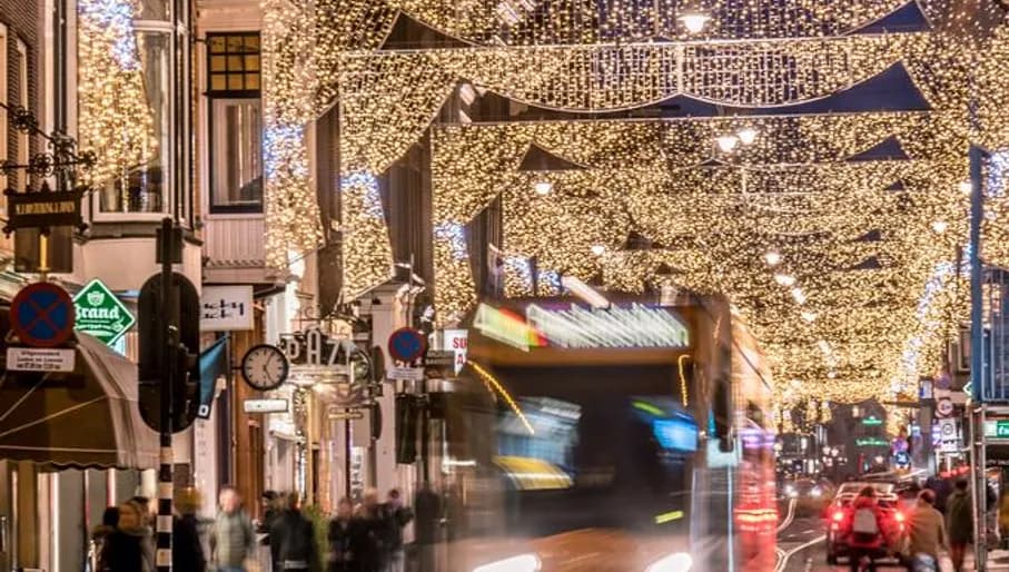 Christmas decoration in the city