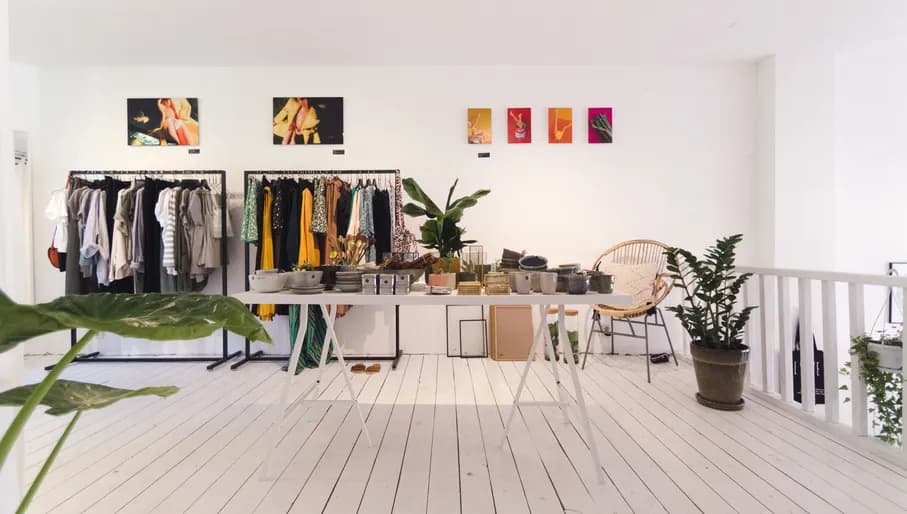 Inside Lykke shop