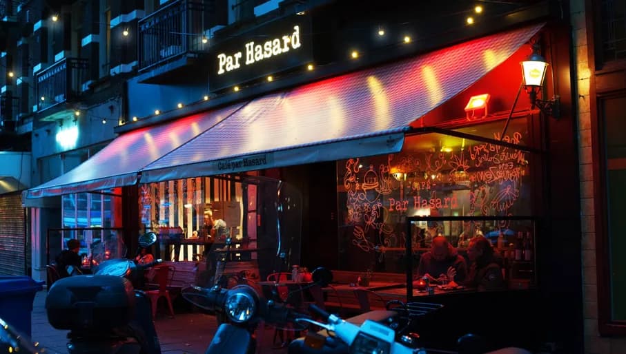Par Hasard restaurant exterior and terrace