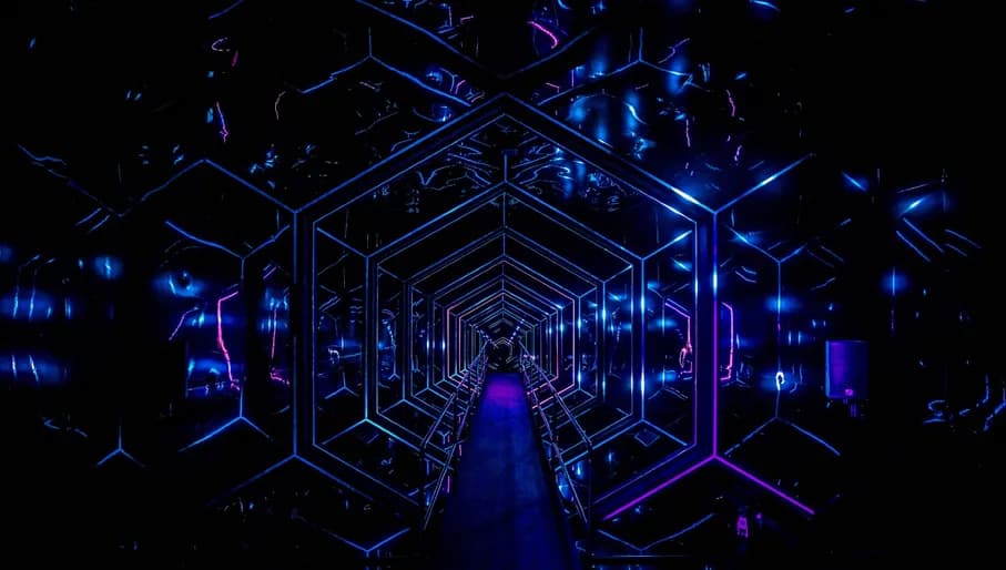 Amaze immersive audiovisual experience interior