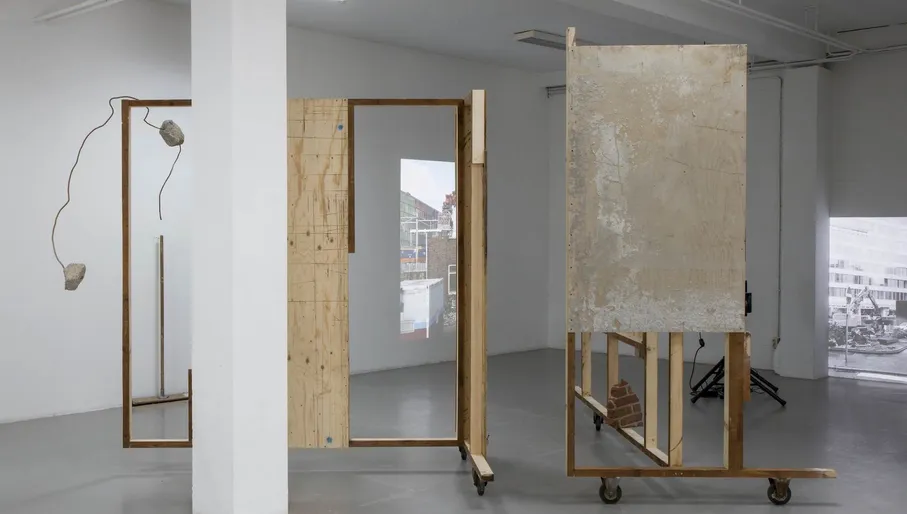 Anu Vahtra Goodbye air pollution the future is here exhibition view at P/////AKT art gallery 2021