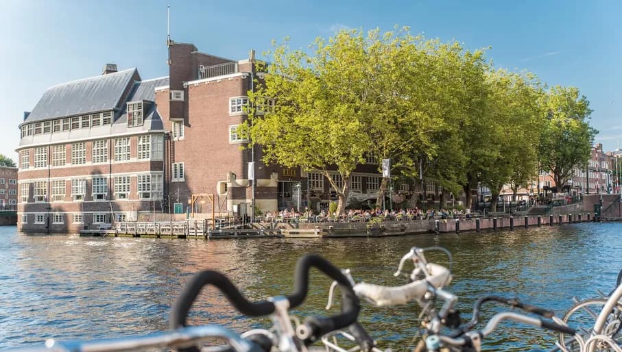 Postjesweg Het Sieraad terrace view Amsterdamse School architecture